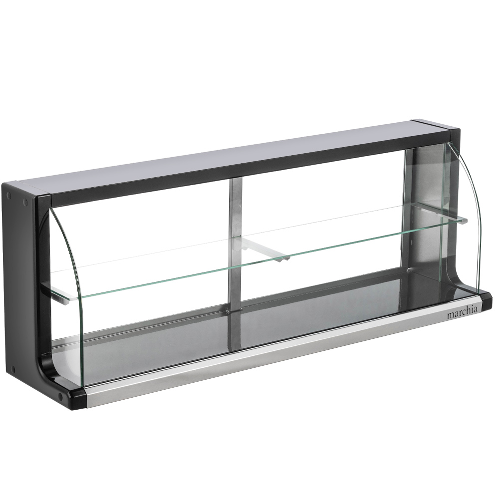 Marchia USTAR-T48 45" Dry Curved Glass Bakery Display Case, Non Refrigerated