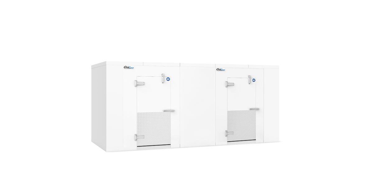 20 Walk In Freezer Coldline 12 x 20 Walk-in Cooler and Freezer Combo Box, with Floor ...