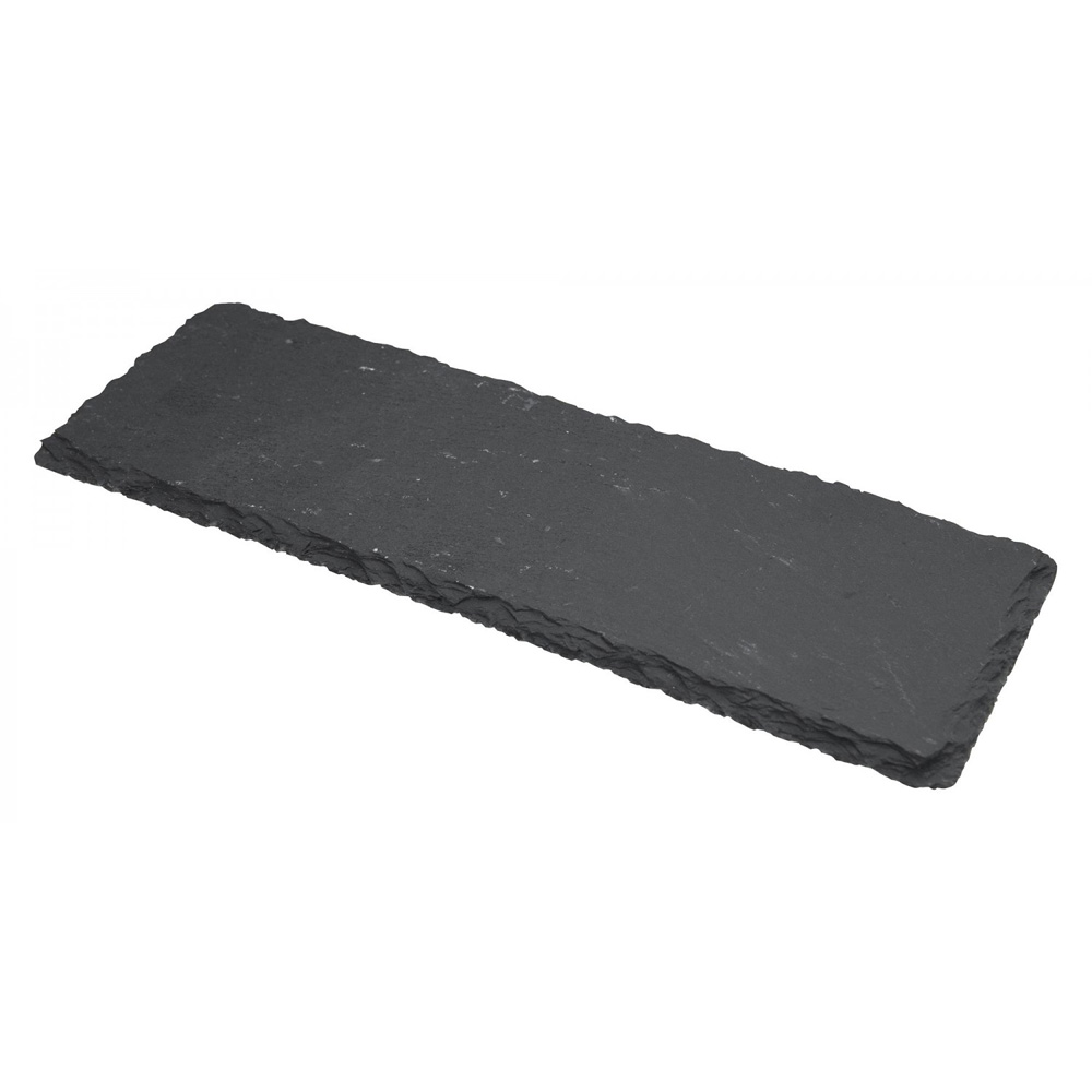 Winco WDL001-301 Ardesia Tavo Slate Rectangular Platter, 11-1/2" x 4"