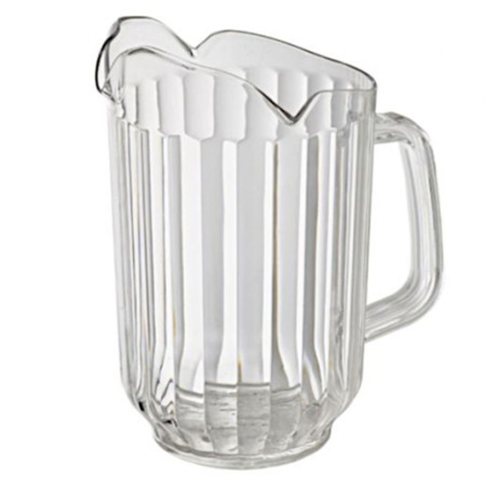 Winco WPCT-60C 60 oz. Clear Polycarbonate 3-Spout Pitcher