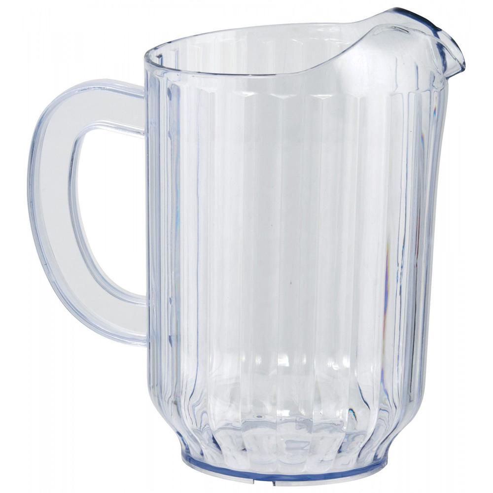 Winco WPS-60 60 oz. Plastic Water Pitcher