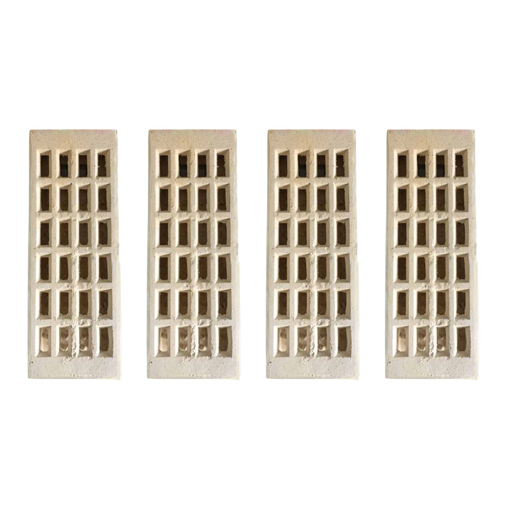 Custom XC1 Ceramic Brick for Gas Chicken Rotisserie Machine, Single Face - Pack of 4