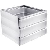 Stacks up to 3 drawers