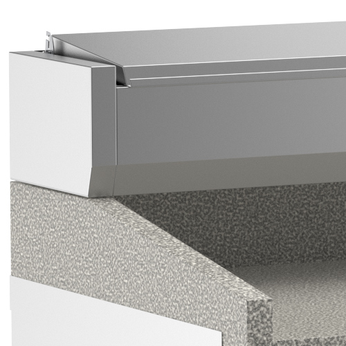 Refrigerated Stainless Topping Rail
