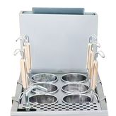 6 pasta baskets included