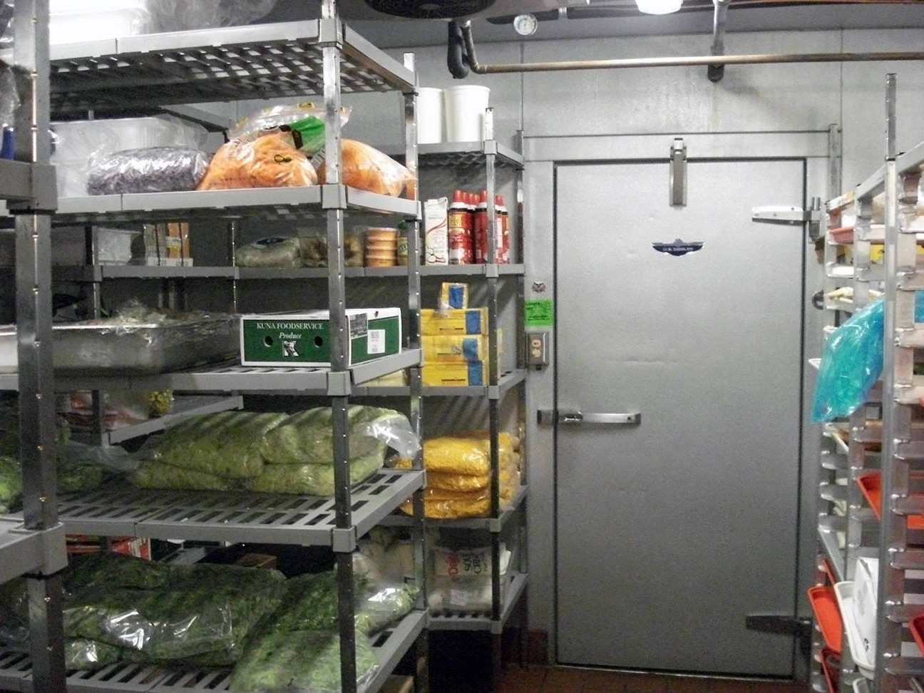 Commercial Walk in Cooler shown here.