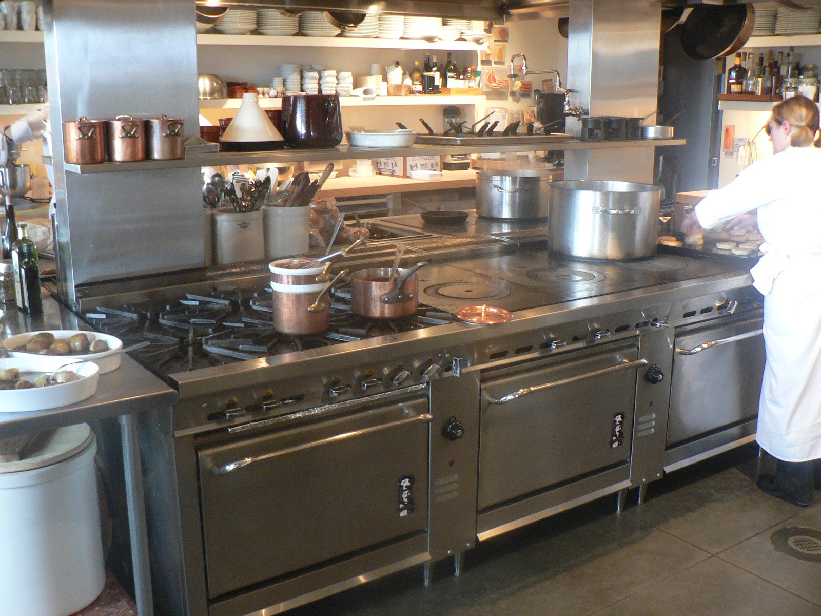 Restaurant Equipment in Commercial Kitchen shown here.